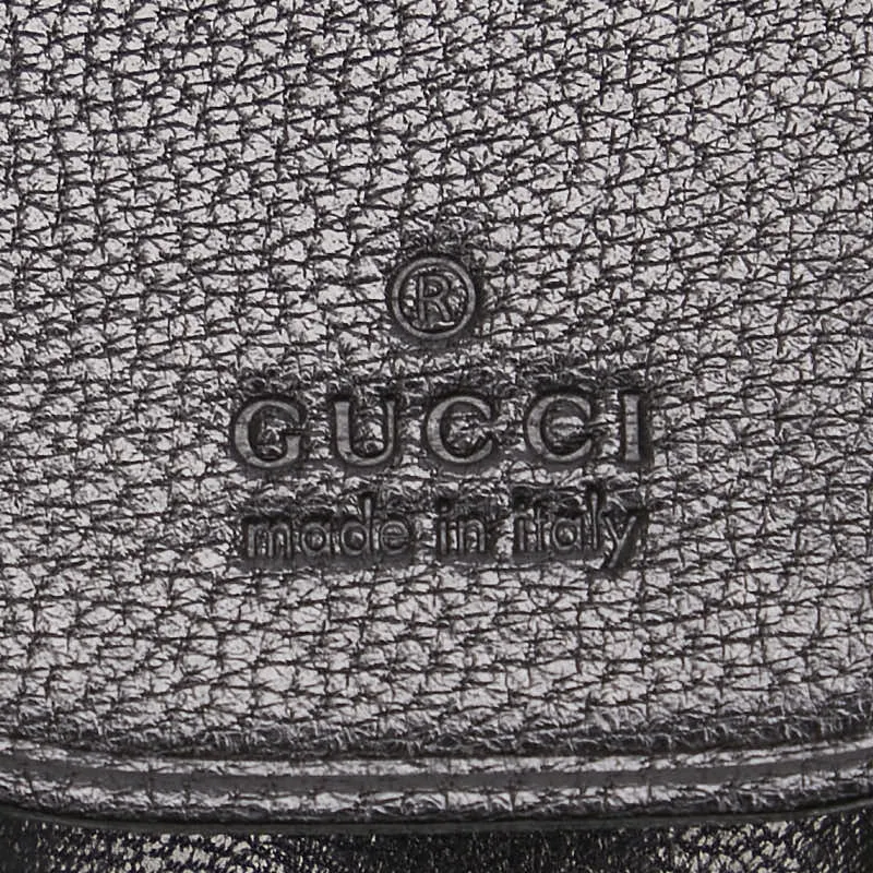 03304161311 Case Free shipping Key Sleek Gucci Leather