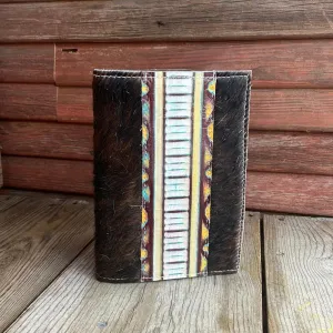058 Small Notepad Cover - Red Brindle w/ Western Sunset
