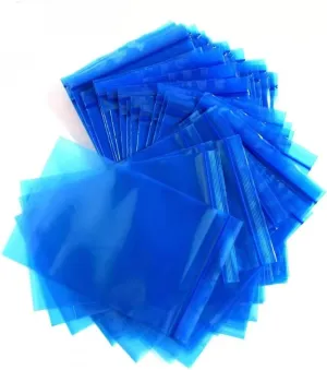 100 Pack Blue VCI Reclosable Polybag | VCI Rust Prevention Zip Close Packaging Bags for Rustproof Moisture-proof Metal Protection | Anti-rust (Blue,30cm*40cm)