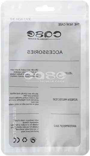 100Pcs Package Bag for Phone Case Accessory Matte Clear Waterproof Small Business Supplies Anti-Scratch Display Bags Packing Pouch Bag 8.2x4.7in (White)