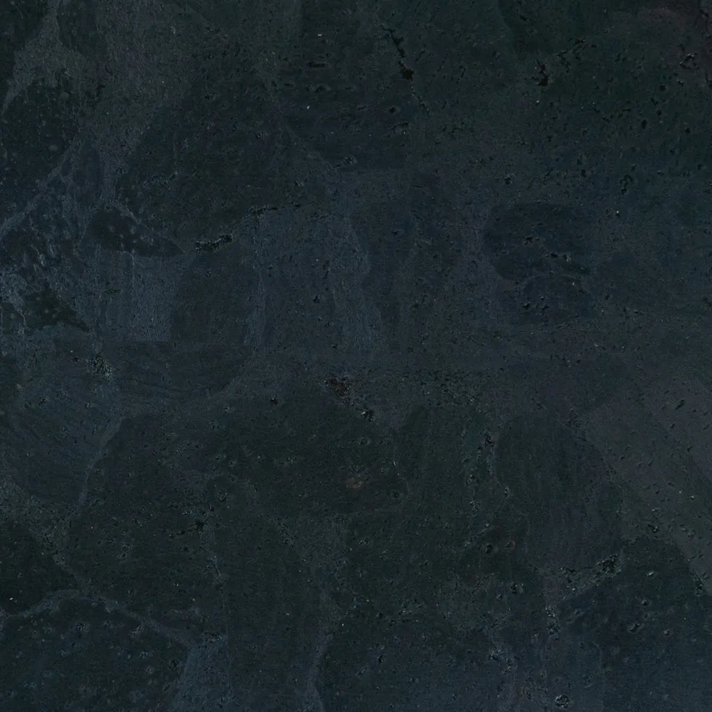 1.35mm Thick Black Cork Fabric Microfiber Backing COF-613