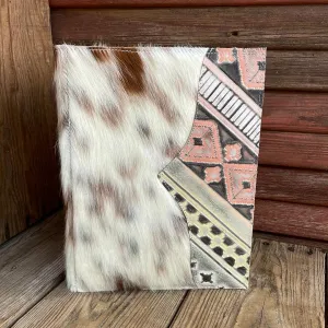 137 Large Notepad Cover - Tricolor w/ Adobe Navajo