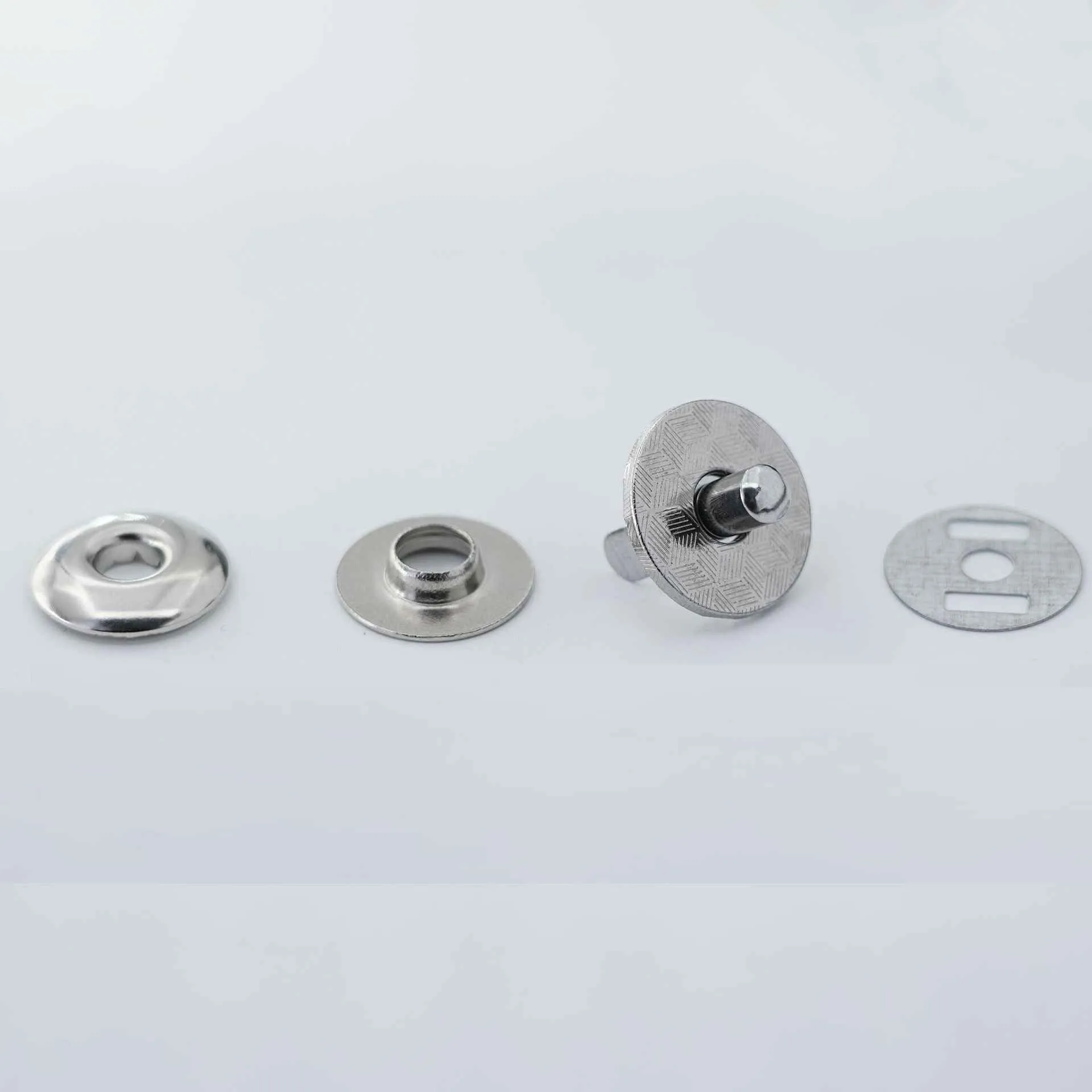 17mm Heavy-Duty Magnetic Snaps Eyelet Closure for Bags Clothing 20pcs