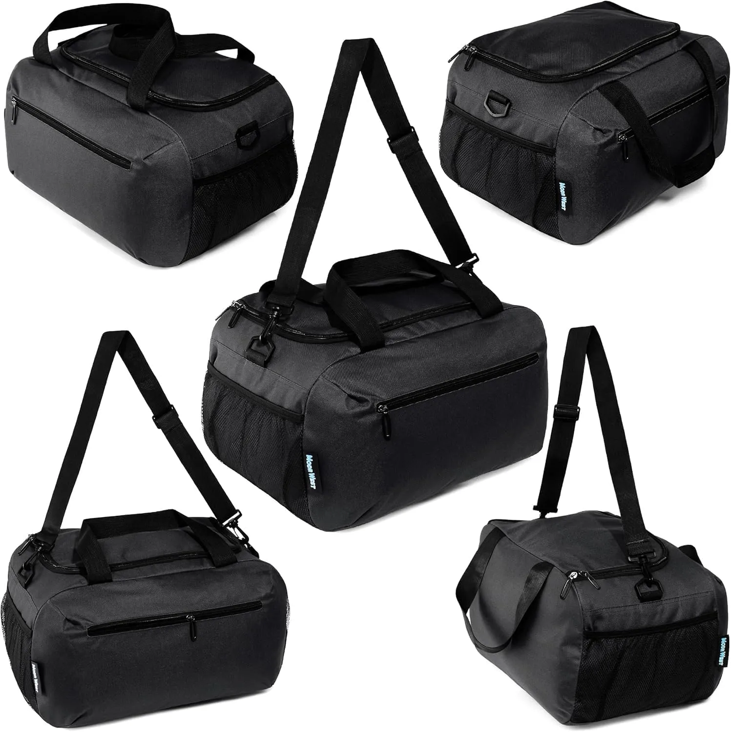 18” Bulk Duffle Bags Wholesale for Homeless, Sports, and Duffle Bags for Travel in Black Only