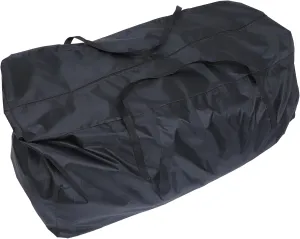 1pc Storage Bag Small Canvas Padded Folding Carrier Bags Portable Pouches Outdoor Cover Carrying Case Polyester Bag Storage Pouch Waterproof Bag Black Polyester (polyester)