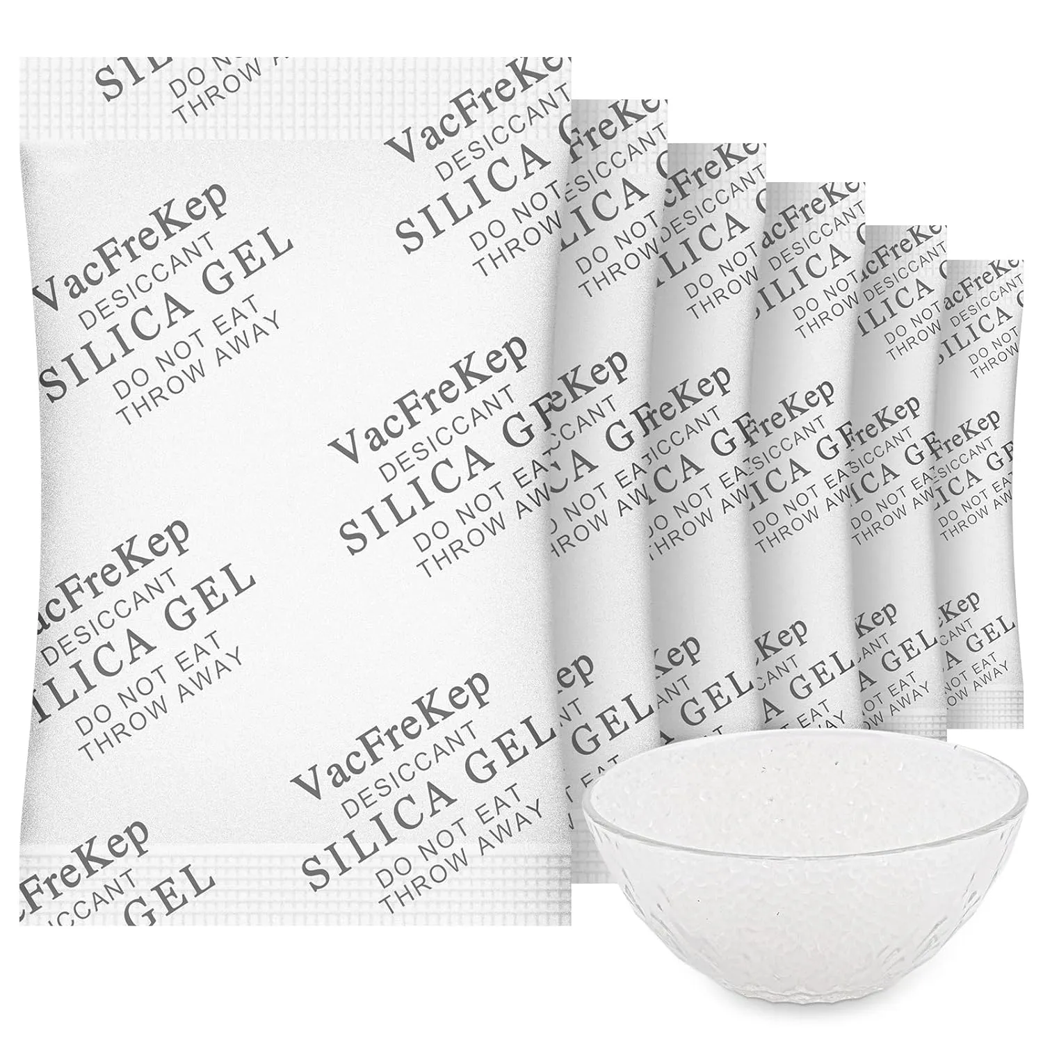 20 Gram(75Packs) Food Grade Dessicant Silica Gel Packs,Moisture Absorber Silica Gel Desiccant Packets for Moisture Storage