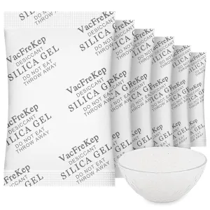 20 Gram(75Packs) Food Grade Dessicant Silica Gel Packs,Moisture Absorber Silica Gel Desiccant Packets for Moisture Storage