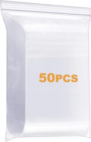 20 Pack 16" x 20" Large Clear Zip Thick Lock Zipper Bags 4 Mil Heavy Duty 4 Gallon Storage Bags Reclosable Packing Clothing T-Shirt Shoes Toys zip Bag