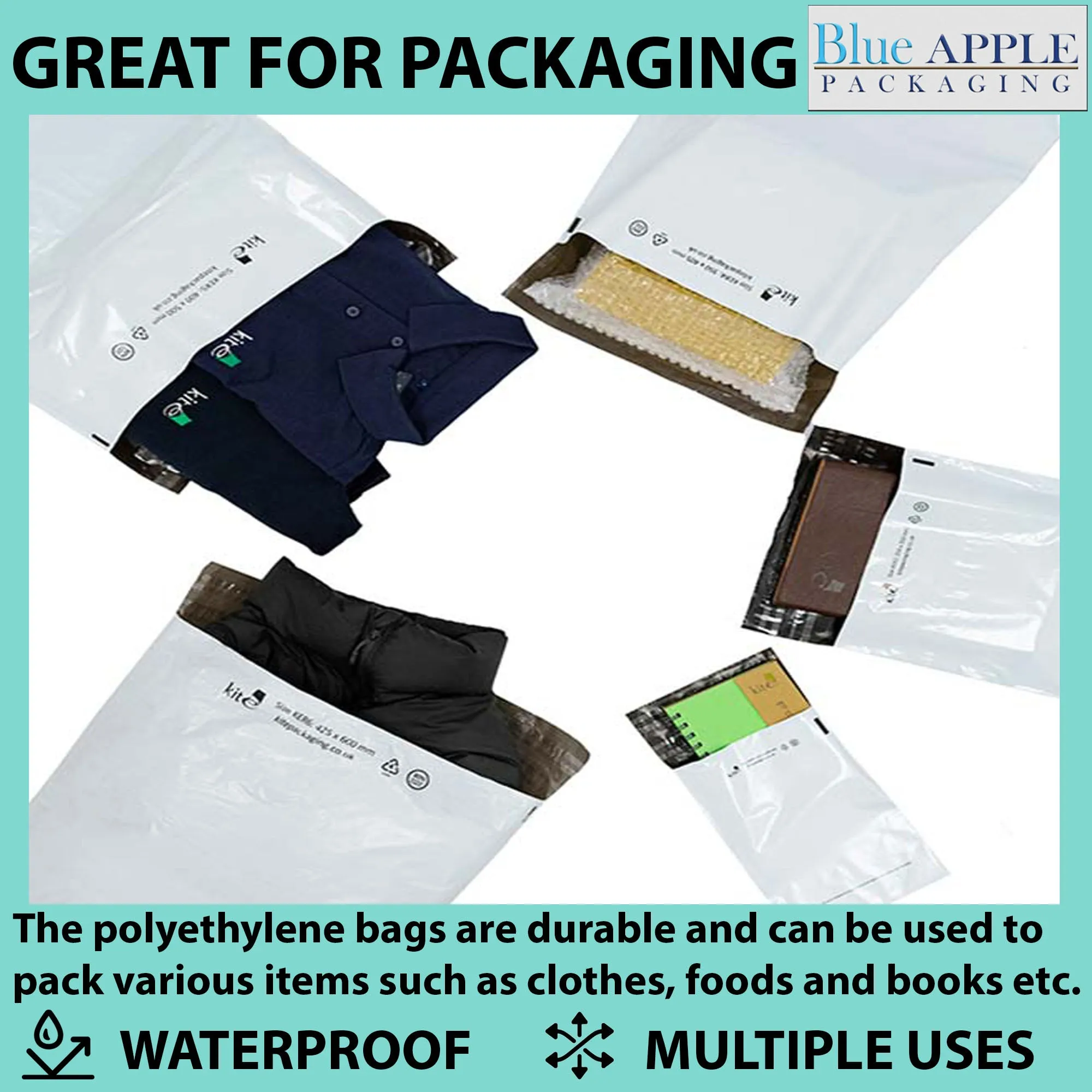 24X24 Inches Poly Mailers Value Plus LDPE #8 Shipping Envelopes
