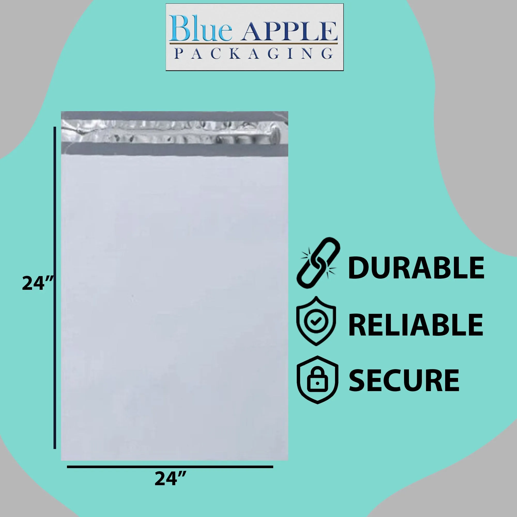 24X24 Inches Poly Mailers Value Plus LDPE #8 Shipping Envelopes