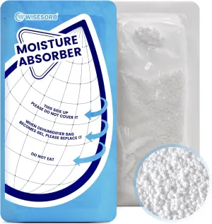 25 Gram Moisture Absorbers, 20 Packs Dehumidifier Bags for Bathrooms, Basements, Rvs, Humidity Packets for Closet