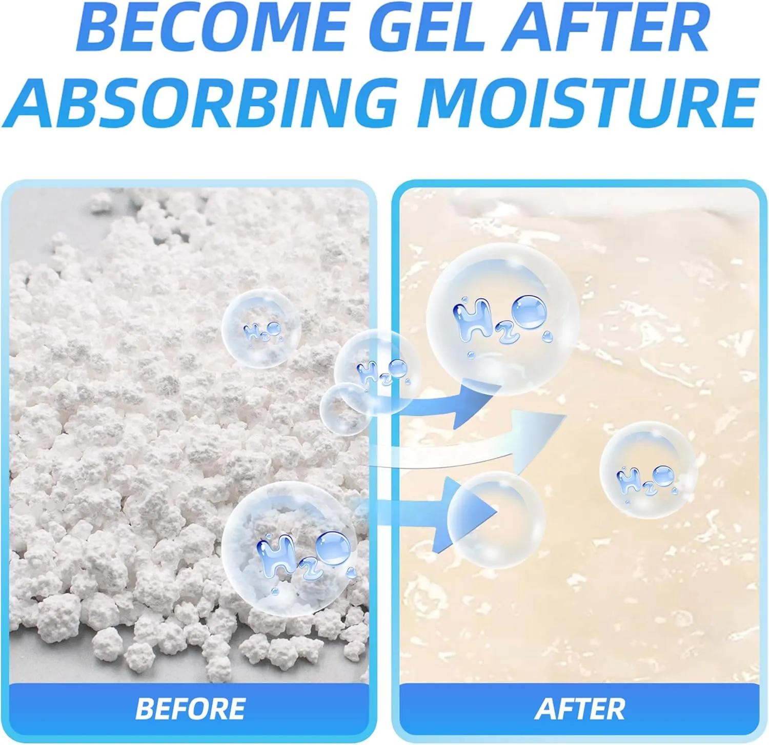 25 Gram Moisture Absorbers, 20 Packs Dehumidifier Bags for Bathrooms, Basements, Rvs, Humidity Packets for Closet