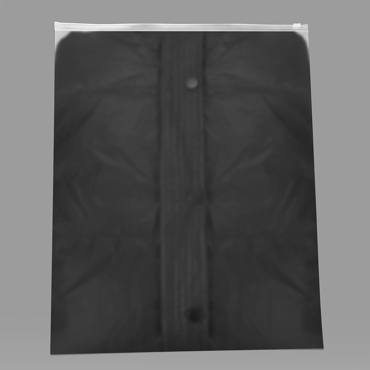 25 Pack 16x20 Inch Frosted Garment Bags - Heavy-Duty Reusable Clothing Storage for Winter Coats | Poly Plastic Organizer for Down Jackets, Sweatshirts, Business Attire & Travel- No Vent Holes