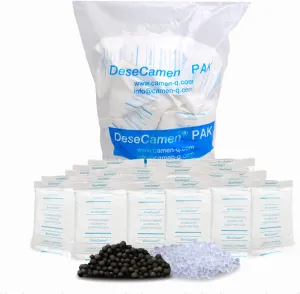 [25 PACKETS] Air Purifier Bags for Home - Odor control and Moisture Absorption, Deodorizers for refrigerators, Closets, Litter Boxes, Bathrooms, Shoes, Cars - Bamboo Activated Charcoal and Silica Gel