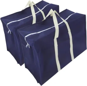 2pcs Extra Large Duffle Bags for Moving Heavy Duty Storage Tote with Carrying Handles Space Saving Design for Clothes Books Daily Essentials Durable Moving Bags