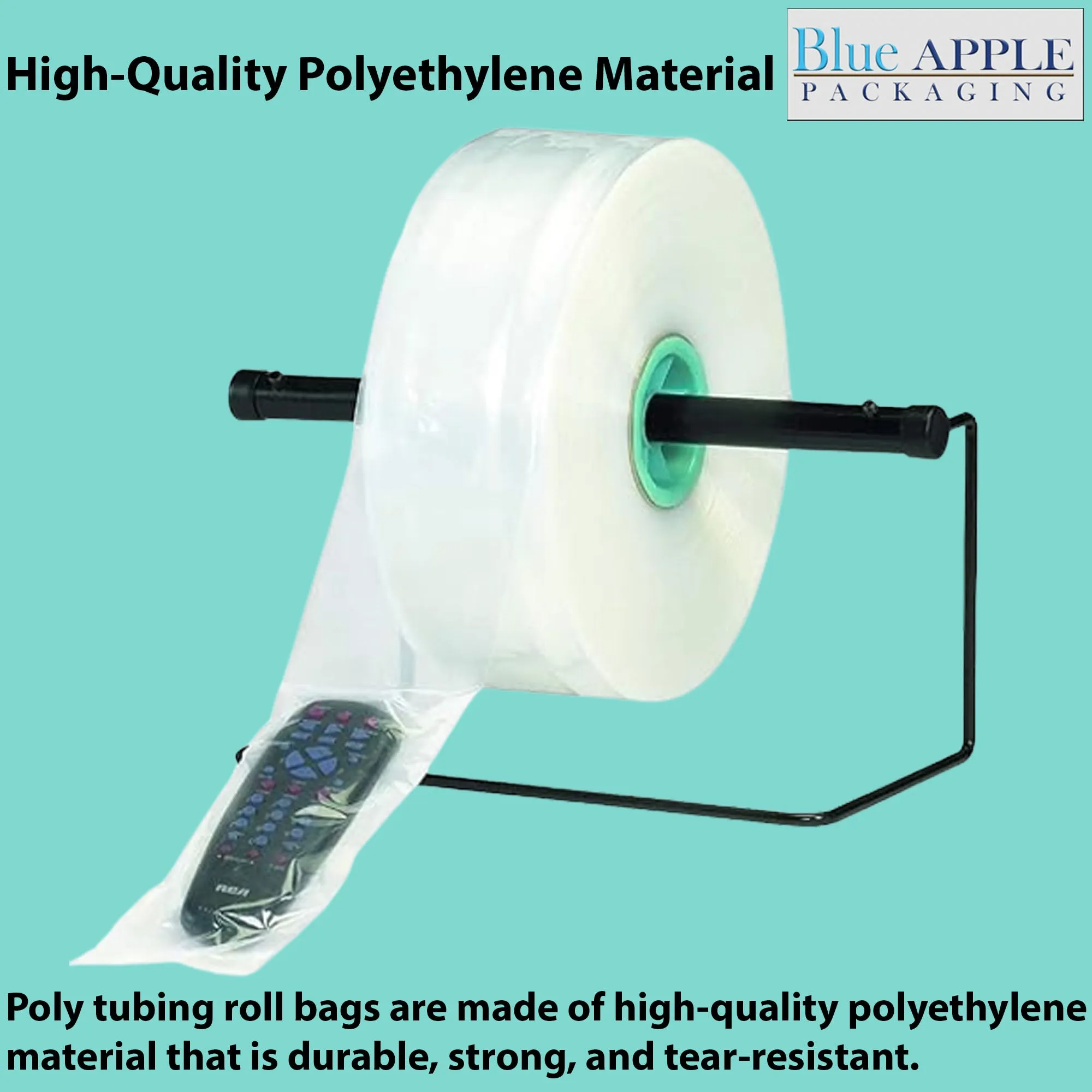 3 inch x 725ft Poly Tubing Roll 6 Mil LDPE Low Density