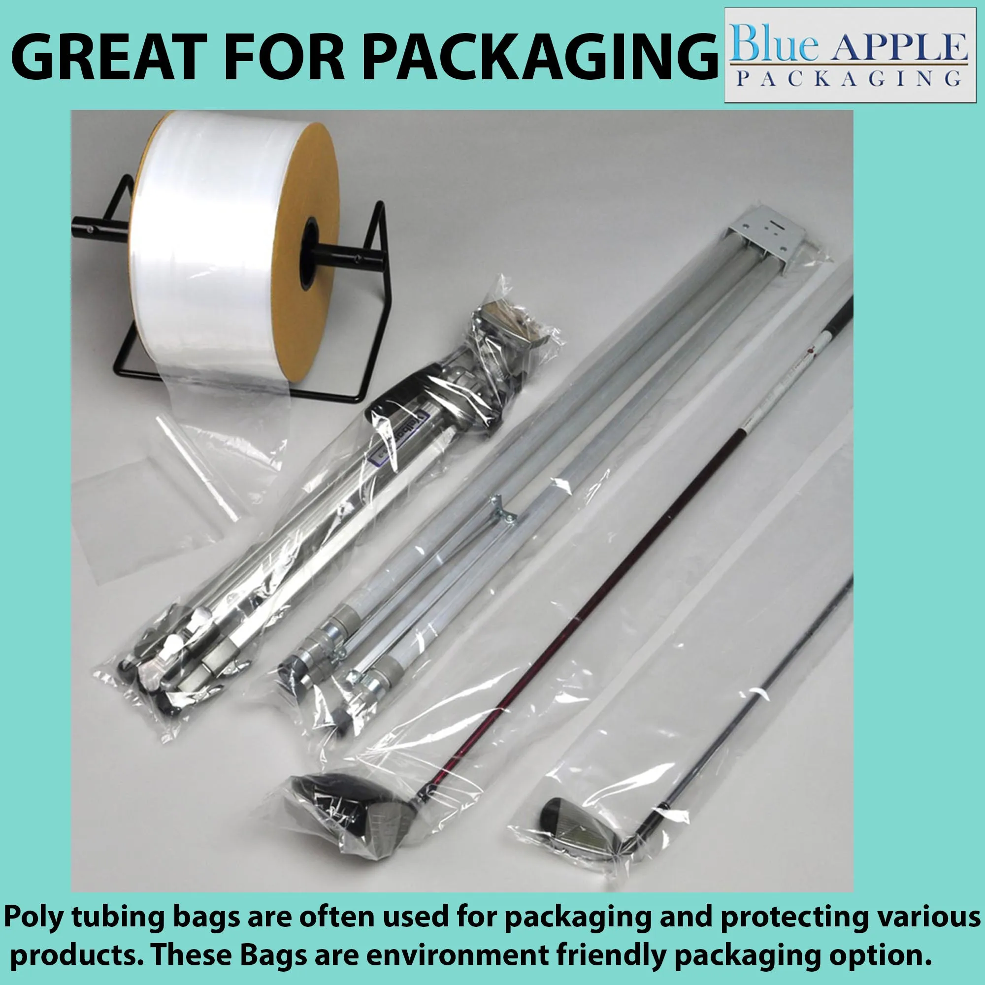 3 inch x 725ft Poly Tubing Roll 6 Mil LDPE Low Density