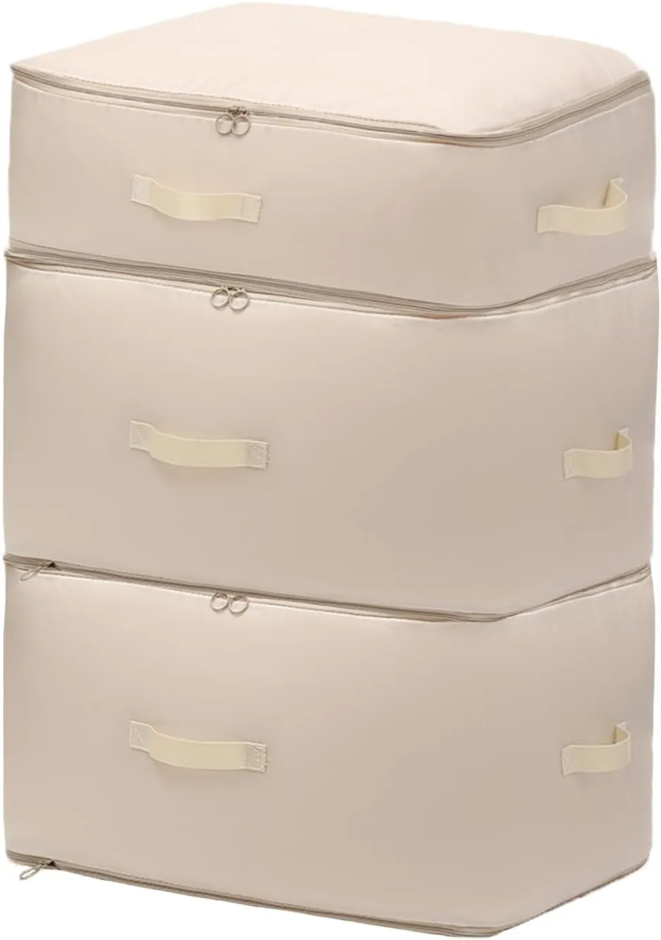 3 PCS Ultra Space Saving Self Compression Organizer, 2025 NEW Comforter Storage Bags, Heavy Duty Moving Bags, Washable Compression Bags for Storage Comforter Blanket, Clothes,Closet, Bedding