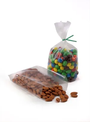 3.5" x 2.25" x 9.75" x 1.5 mil Clear Plastic Side-Gusseted Polypropylene Bags (Case of 1,000)