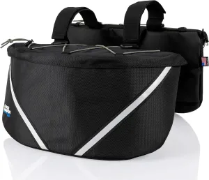 3600 Dual Sport Saddlebags - 2020 Model - Water-Resistant, Industrial Grade Ballistic Nylon w/Thermoplastic Insert, Anti-Scratch Material on Inward Facing Wall