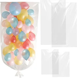 4 Pack Large Balloon Bags for Transport Extra Large Balloon Transport Bags Reusable Giant Storage Bags Moving Bags 59x98 Inches, 47x59 Inches