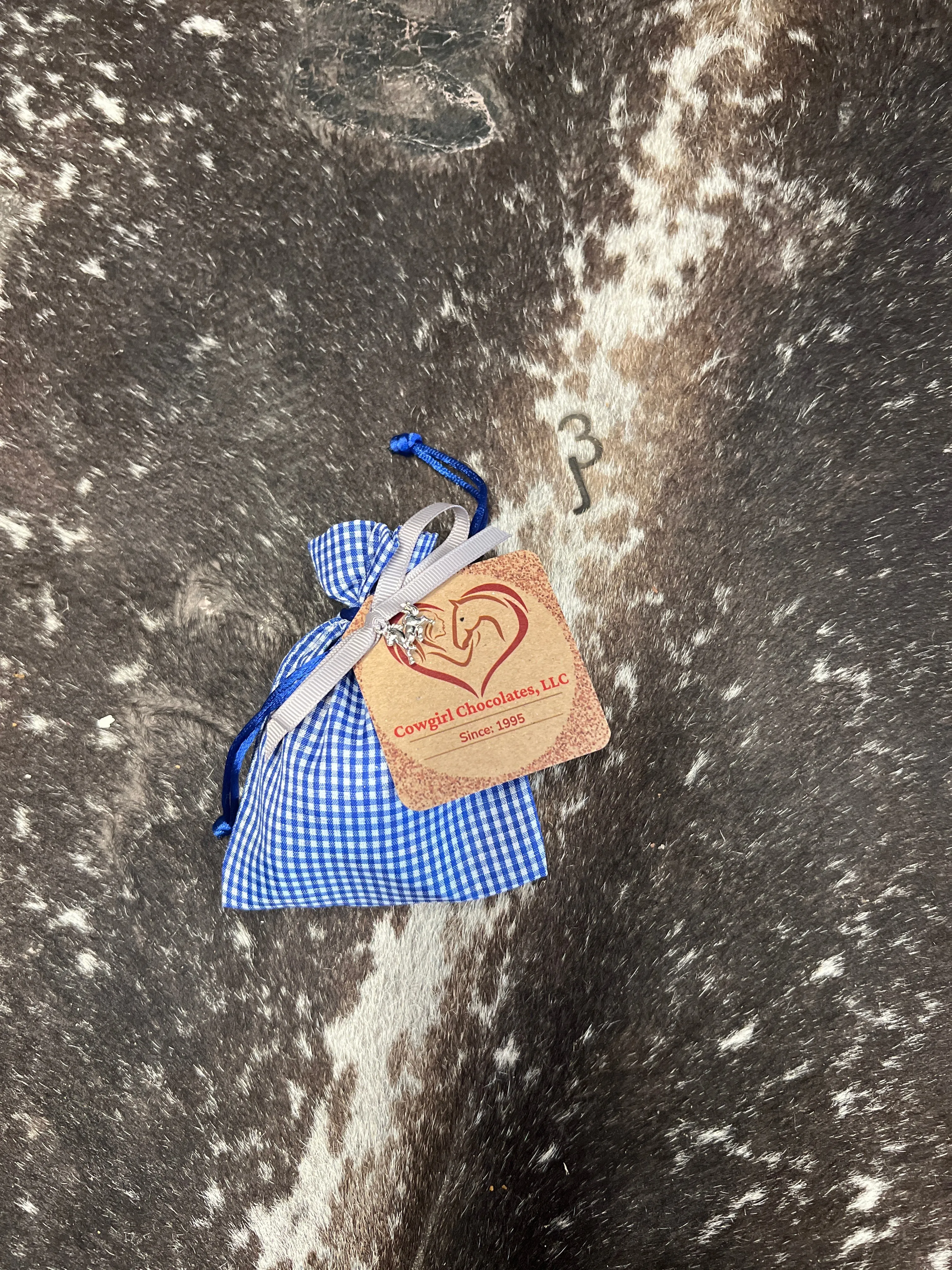 4 Piece Gingham Truffle Sampler Bag