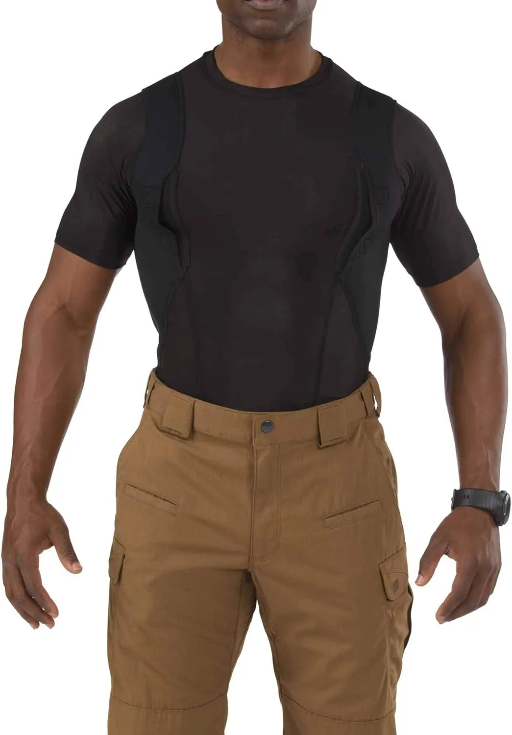 5.11 Tactical Men's Holster Shirt, Polyester/Spandex Blend, Strengthened Seams, Style 40011
