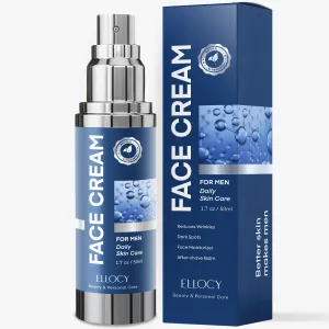 6 in 1 Mens Face Moisturizer: Face Cream for Men Mens Face Moisturizer - Eye bags Treatment Anti Aging Face Lotion - After Shave Lotion for Men Advanced Formula 1.7oz