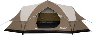 6 Person Family Camping Tent,Waterproof Windproof with Top Rainfly,Easy Set Up,Pop Up Tent for Outdoor Camping Hiking Trave