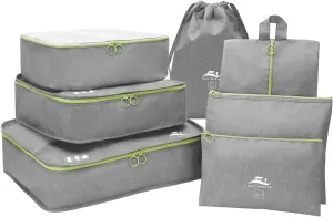 7 Set Packing Cubes for Suitcases Travel Luggage Packing Organizers,Travel Essentials Luggage Organizer Accessories Toiletry Bag Shoe Bag Laundry bag