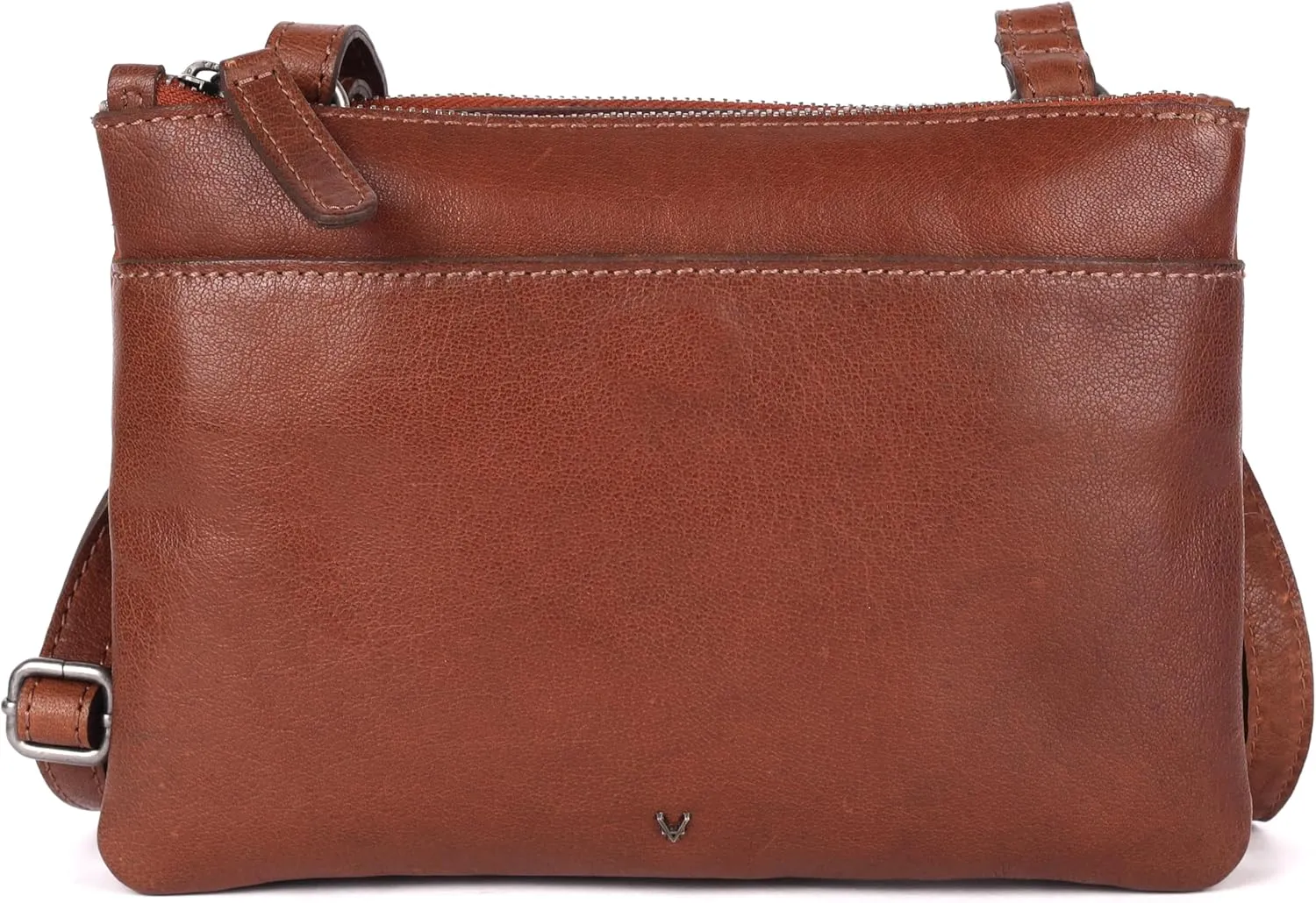 9 inch Genuine Leather Crossbody Sling Bags for Women, Trendy Casual Office Bag with Adjustable Strap