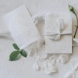 Acanthus Embossed Confetti Envelopes | 12 Pk