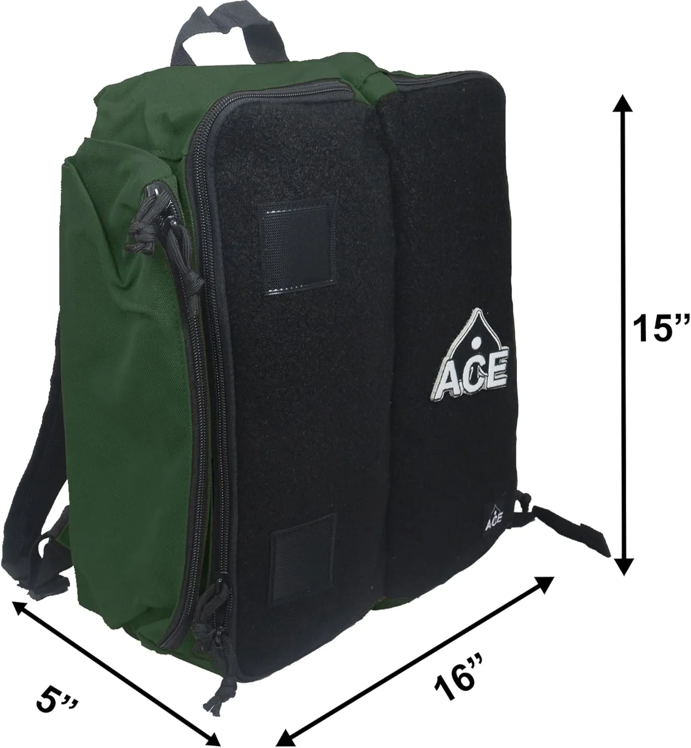 ACE PRO Cornhole Backpack with ACE Patch - Holds Up to Six Cornhole Bag Sets (Up to 24 Bags)
