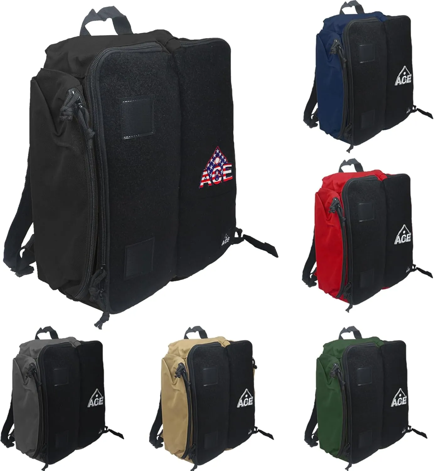 ACE PRO Cornhole Backpack with ACE Patch - Holds Up to Six Cornhole Bag Sets (Up to 24 Bags)