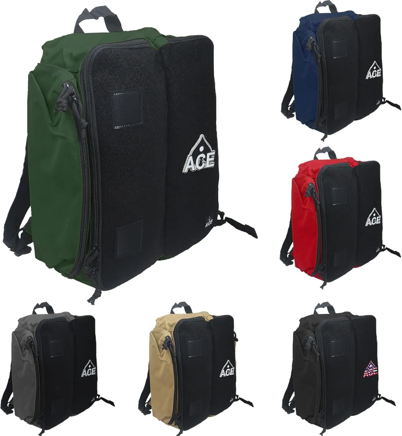 ACE PRO Cornhole Backpack with ACE Patch - Holds Up to Six Cornhole Bag Sets (Up to 24 Bags)