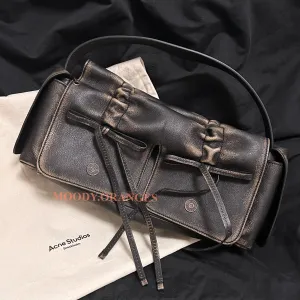 Acne Studios Multipocket Vintage leather shoulder bag
