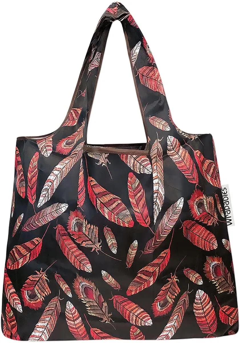 allydrew Foldable Tote Nylon Reusable Grocery Bag (Set of 2)