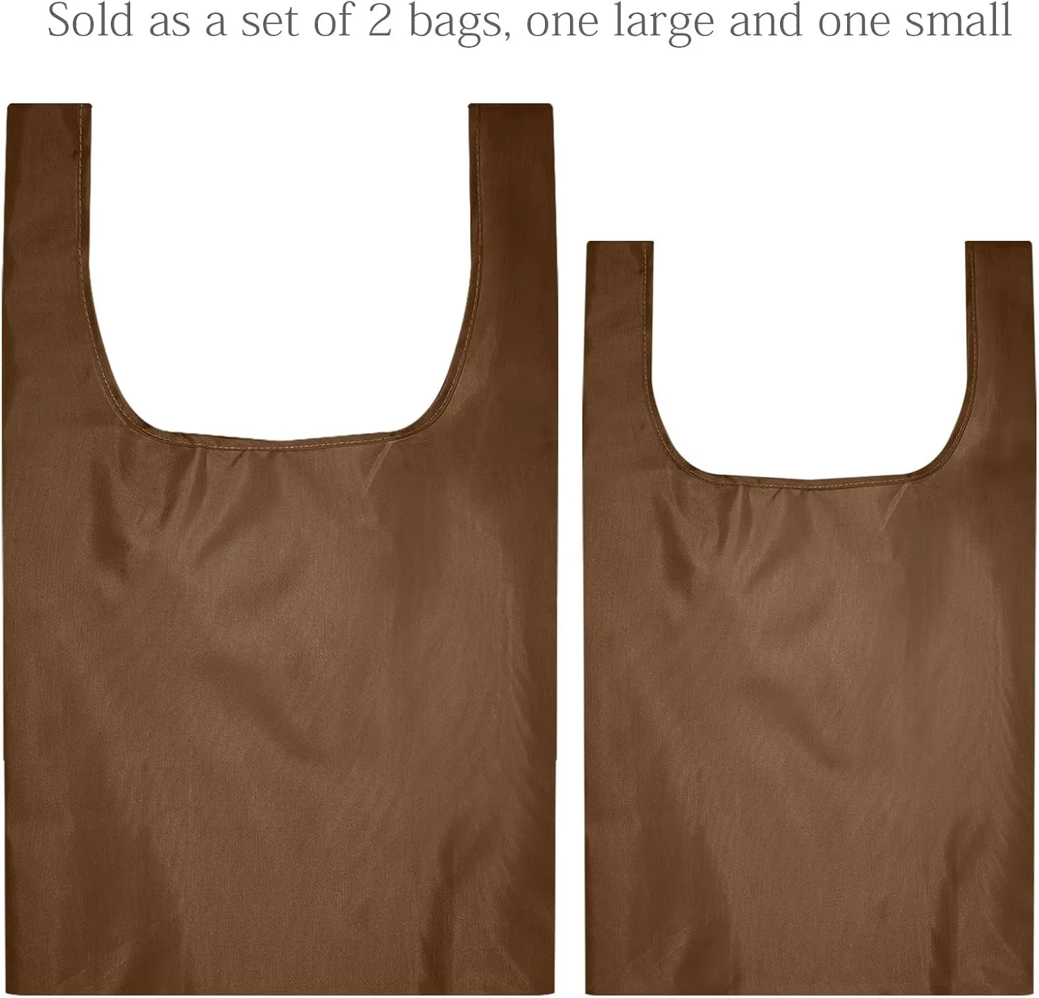 allydrew JoliBag Nylon Reusable Grocery Bag, 2 Pack