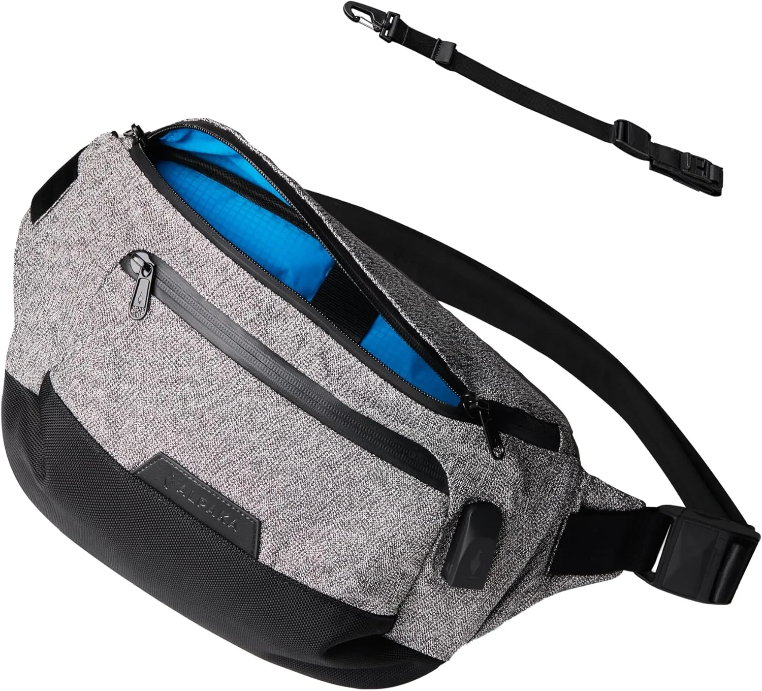 ALPAKA Bravo Sling Pro Ash Grey & Magnetic Stabilizer Strap - Accessory for Crossbody Bag