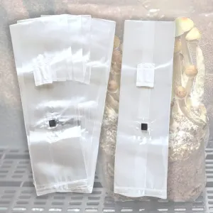 AMIATCH Mushroom Grow Bags with Injection Port, CO2 Filter, 3 Mil Thickness. Pack of 10 Professional Injection Port Grow Bags | autoclavable