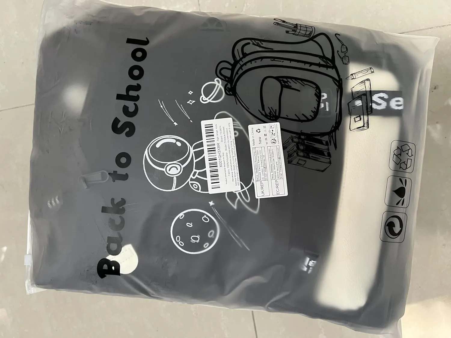 Anime Rocket Backpack for Boys, School Bags Glow Bookbags for Teenagers