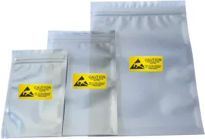 Anti Static Bags,ESD Bags,100pcs Mixed Sizes Antistatic Resealable Bag for 3.5 Hard Drive, 2.5 Solid State Drive with Labels, ESD Shielding Bag for Varieties of Electronic Device