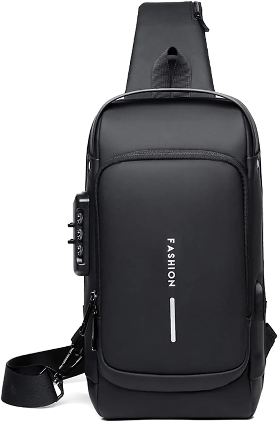 Anti-theft Chest Bag Business Shoulder Bags Satchel Bag with USB