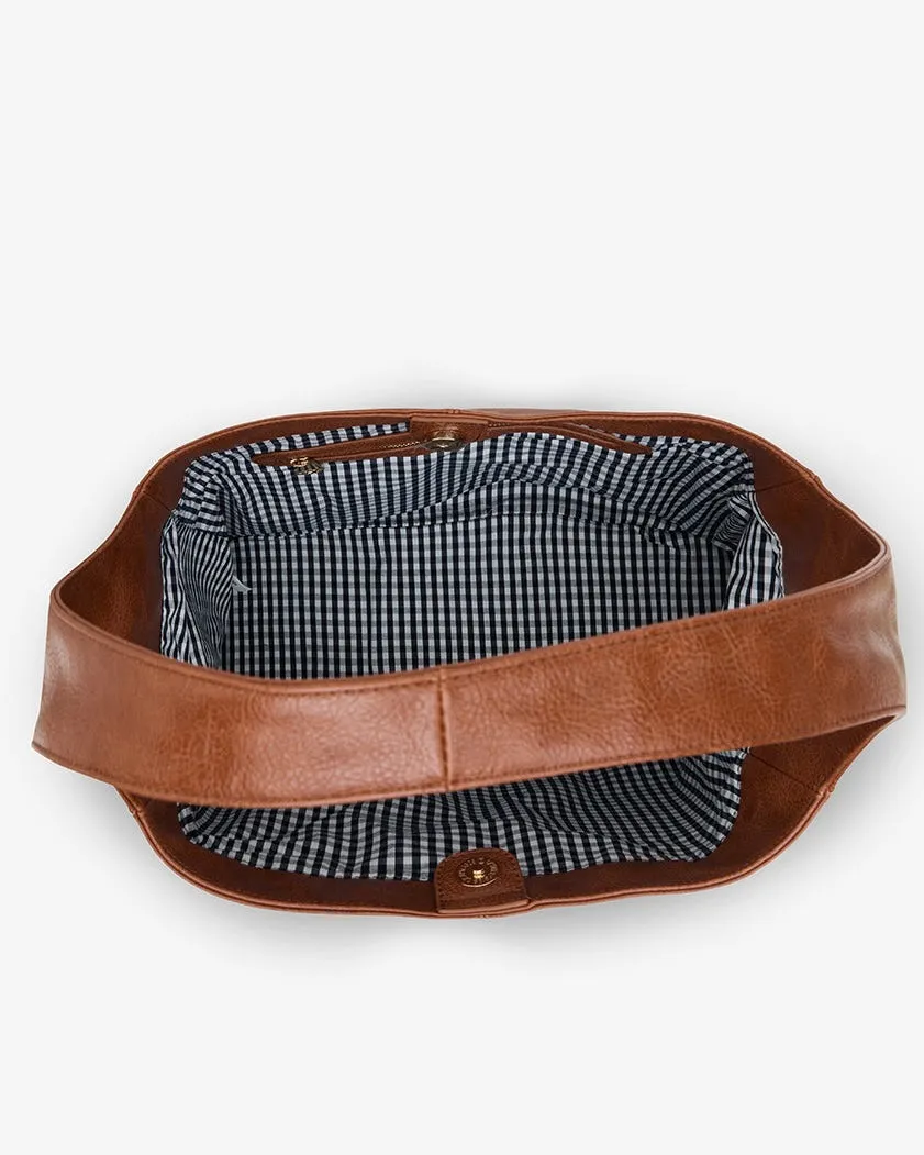 Arcadia Tote (Tan Pebble)