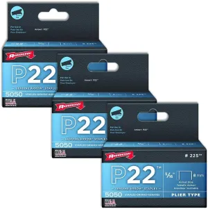 Arrow 225 P22 5/16" Staples (5,000/pk) (3)