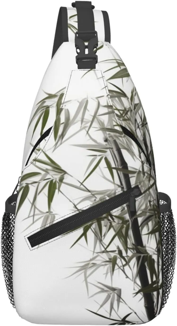 Asian tree Crossbody Bags for Men Women Fashion Sling Backpack Casual Chest Bag Travel Hiking Daypack