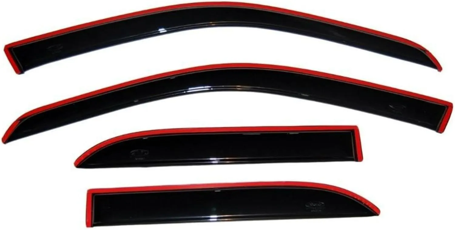 Auto Ventshade [AVS] In-Channel Rain Guards for 2003 - 2009 Toyota 4Runner | Window Vent Visors, 4 pcs. - Smoke | 194924