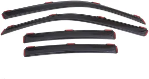 Auto Ventshade [AVS] In-Channel Rain Guards for 2011 - 2023 Dodge Charger | Window Vent Visors, 4 pcs. - Smoke | 194313