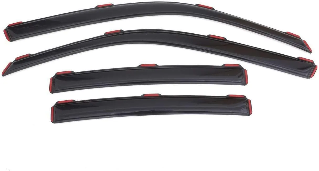 Auto Ventshade [AVS] In-Channel Rain Guards for 2011 - 2023 Dodge Charger | Window Vent Visors, 4 pcs. - Smoke | 194313