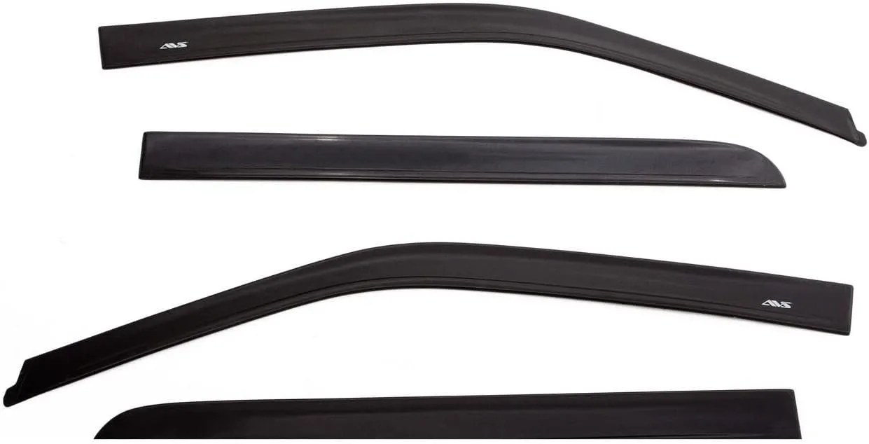 Auto Ventshade [AVS] in-Channel Rain Guards for 2022-2025 Toyota Tundra CrewMax | Window Vent Visors, 4 pcs. - Smoke | 194888